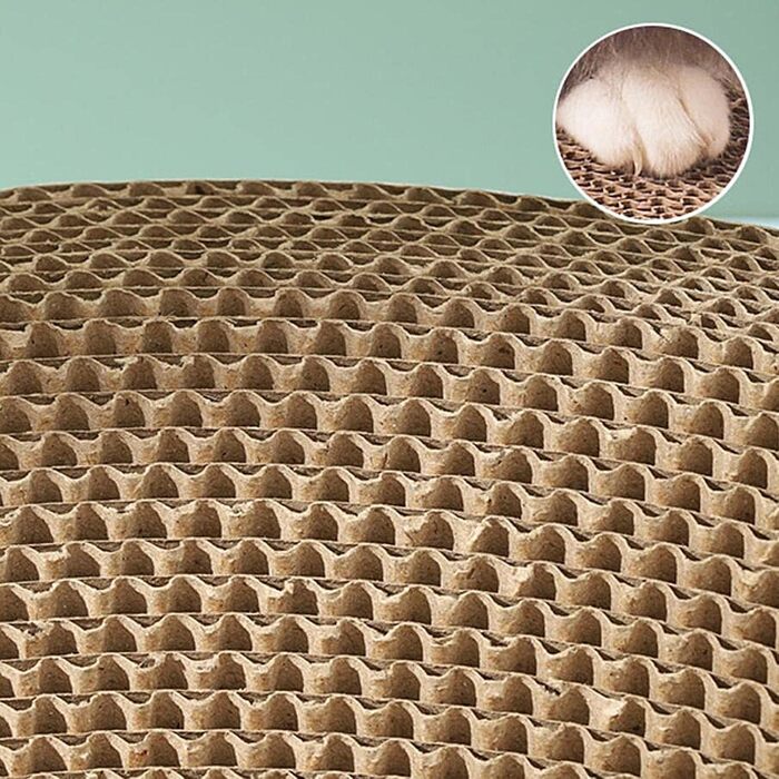 Килимок-крісло для котів з картонної гофрованої поверхні (2 шт.)