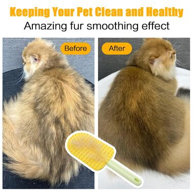 Гребінець для котів 3 шт., силіконовий гребінець для дому, для довгошерстих котів, для догляду за шерстю, видаляє ковтання шерсті
