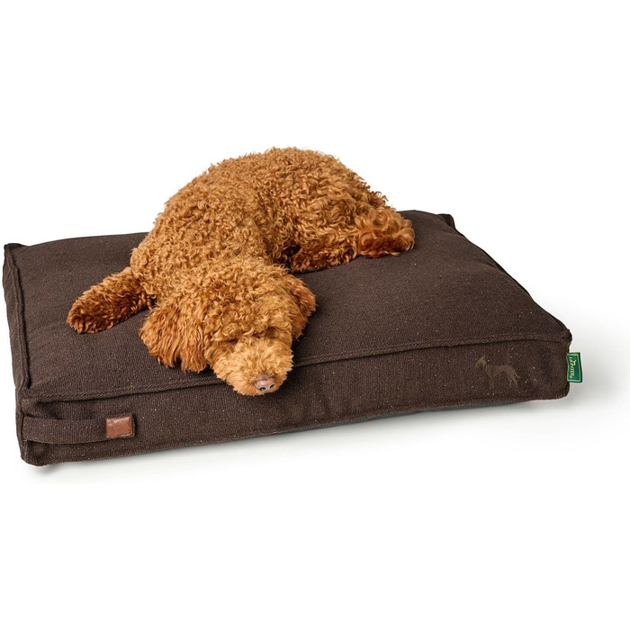 Килимок для собак HUNTER Belluno, 100x70 см, коричневий, з міцної тканини, екологічний, антиковзаючі, стильний