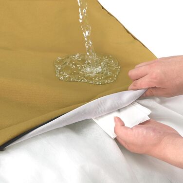 Крісло-ліжко для собак Sytopia з тканини для яхт, 106,7 см, миється та водонепроникне, знімний чохол, підходить для великих собак, для дому, вулиці, вольєру або тераси, темно-сірий (X-Large, жовтий)