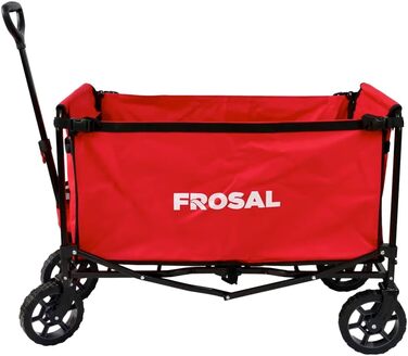 Фросал Візок для перевезення собак Бруно червоний складний | Транспортний візок для собак з легким доступом