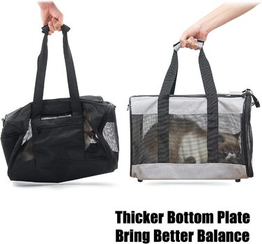 Транспортна переноска для собак та котів HITSLAM, складана, зелена (M)