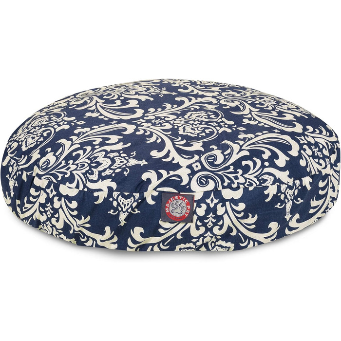 Кругле ліжко для домашніх тварин Majestic Pet, розмір M, 36.0' x 36.0' x 5.0' (42.0' x 42.0' x 5.0'), колір морська хвиля