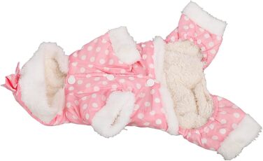 Теплий зимовий одяг для собак, теплий та потовщений зимовий одяг для собак, одяг для собак, дружній до шкіри, цілісний одяг з капюшоном для домашніх тварин у холодну погоду для маленьких, середніх собак