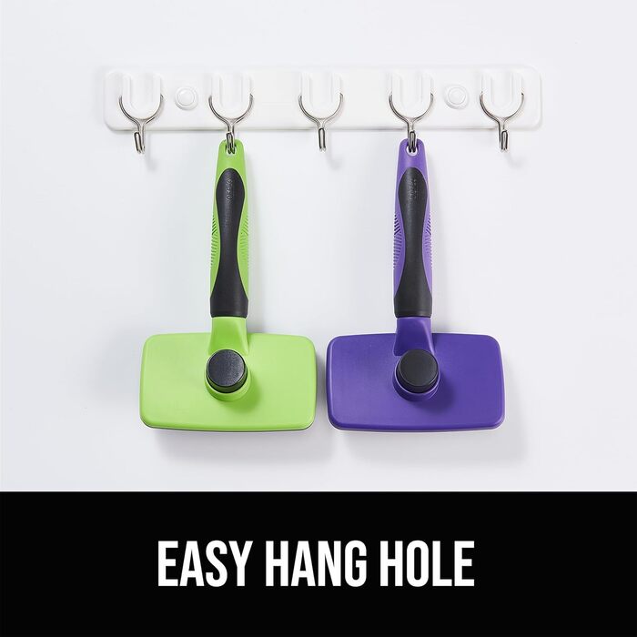 Самоочисна щітка для собак, вичісувальна щітка для довгої та короткої шерсті, турбота про шкіру, щітка для собак та котів, що видаляє шерсть, щітка для грумінгу, чорна