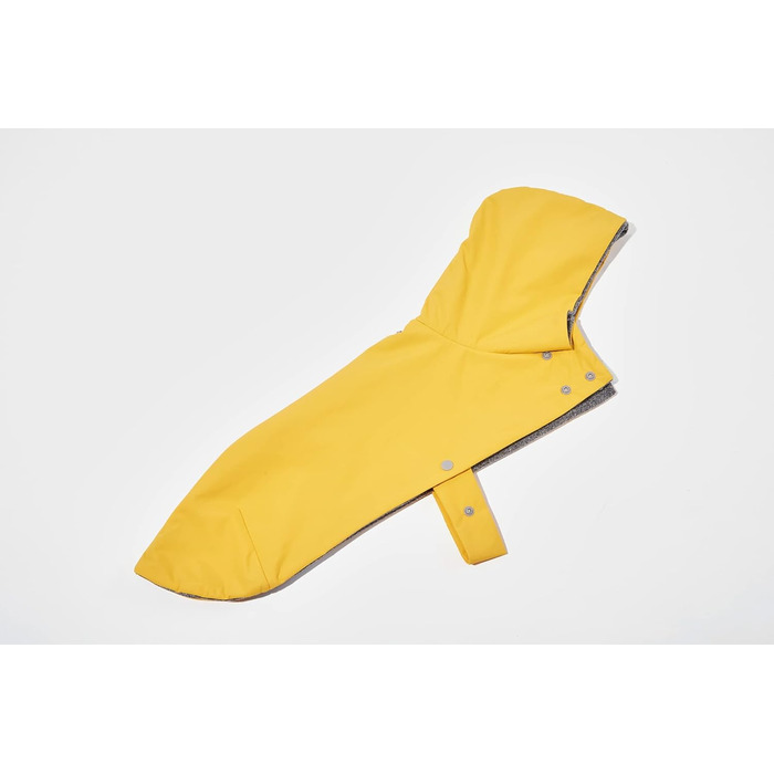 Водонепроникний дощовик Yigi з капюшоном та отвором для шлейки, з флісовою підкладкою, теплий, дихаючий, для собак, великий