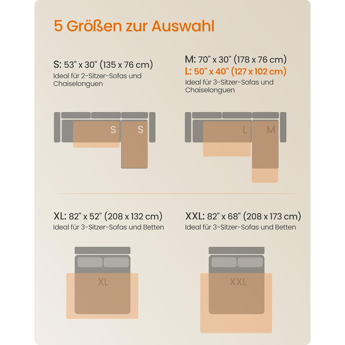 Водонепроникний плед для собак Feandrea, 135 x 76 см, захист для авто та дивану, машинного прання, антиковзаюча підкладка, стеганий дизайн, сірий (PPB024GD01 S)