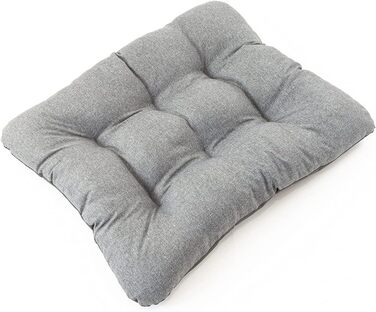 Килимок для собак середніх порід 70x55x7 см - Водонепроникний лежак для собак, котів, кроликів з антиковзаючою поверхнею, сірий льон