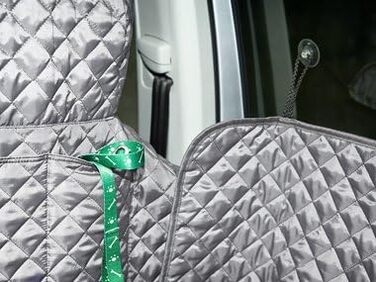 Накидка для собак Hobbydog 160 ZBOSZA2 - захист авто, сіра, розмір M