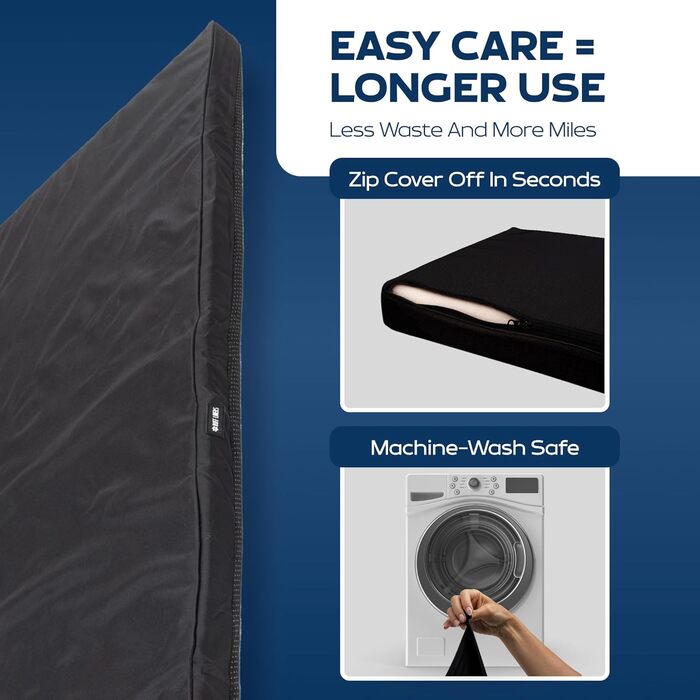 Килимок для собак у машину Ruff Liners, середньо-сірий – відомий з Shark Tank, для середніх сидінь, з неслизьким дном, водонепроникним чохлом, можна прати в машині – килимок для собак, сірий, середній (131 см x 61 см)