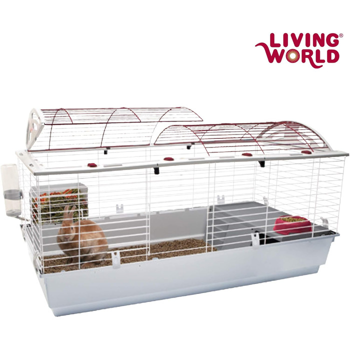 Клітка для гризунів Living World Deluxe XL, простора, для кроликів і морських свинок