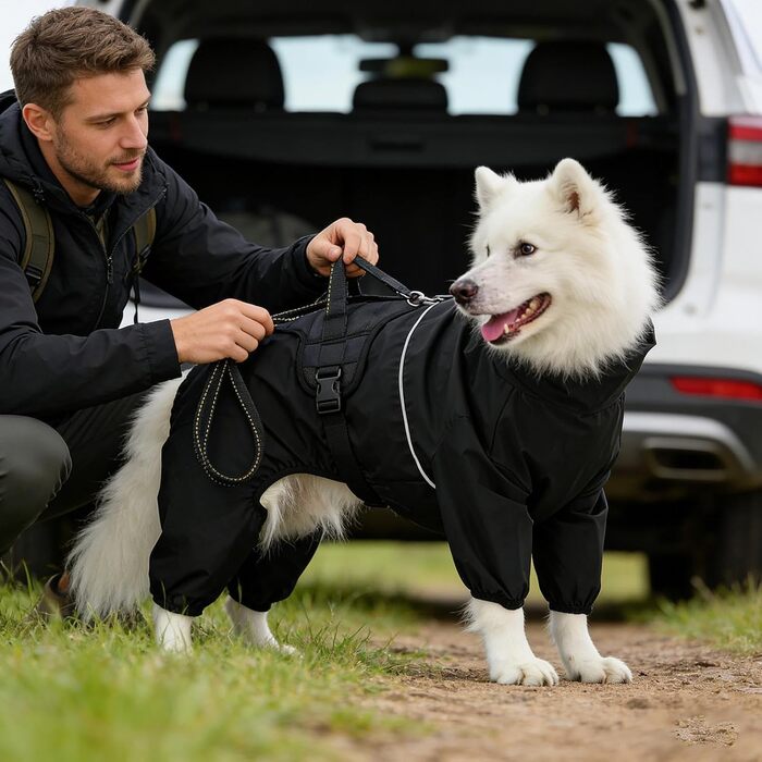 Зимовий теплий костюм для собак, 2XL - захист від снігу та холоду для прогулянок та активного відпочинку