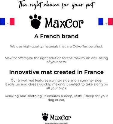 Килимок для собак великих порід, прямокутний, захищає суглоби - двостороннє собаче ліжко, літо/зима, легко переносити, не деформується, можна прати в машині (S (60 x 45 см), Бежевий)