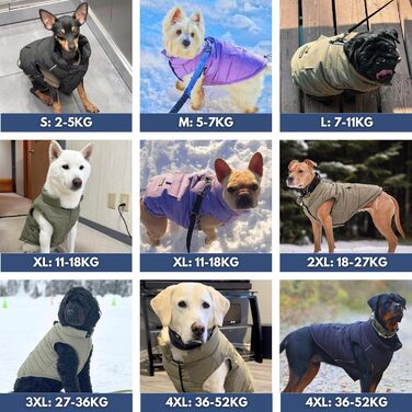 Зимова куртка для собак Spark Paws Warmshield™ XXL, флісова, водовідштовхувальна, вітрозахисна, з відбивачами, для середніх і великих порід, парка для захисту від холоду, лілова
