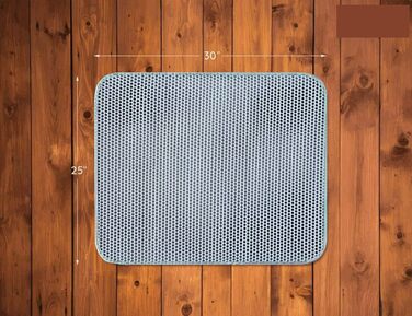 Килимок для котячого туалету KA®, великі коти, водонепроникний, EVA, PVC, двошаровий, для дому, балкону, вітальні