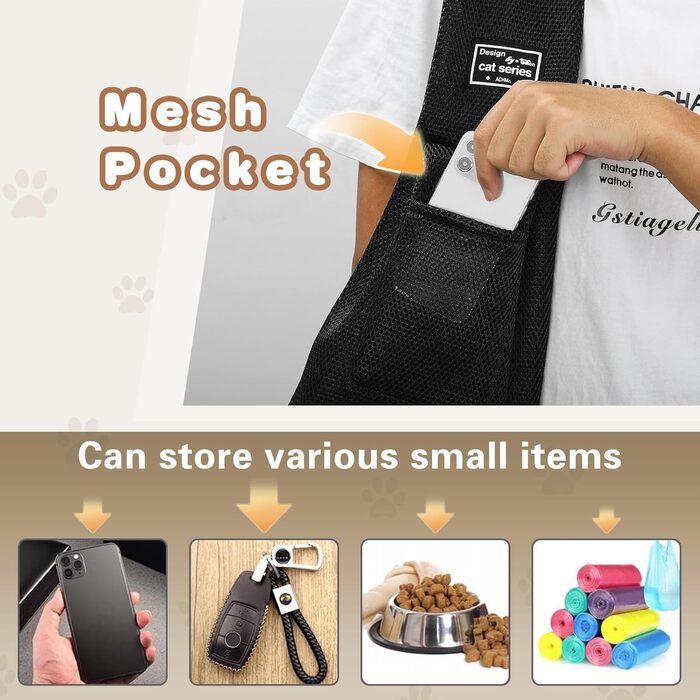 Переноска для собак Classycoo - дихаюча сітка, для котів та собак, з кишенею та страхувальним ремінцем, 8 кг, м'ятно-зелений