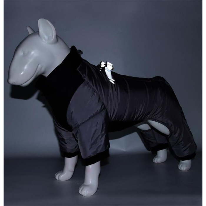 Водонепроникний зимовий теплий наряд для собак, тепла куртка для маленьких та середніх собак, 4 лапи, захист від вітру, світловідбиваюча, оранжевий, XL