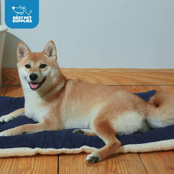 Килимок для собачої будки Best Pet Supplies, двосторонній, машинне прання, синій, 30x19 см