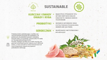 Сухий корм для дорослих собак малих порід BRIT Sustainable з куркою, 7 кг