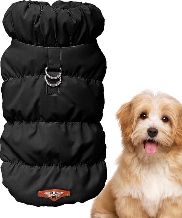 Пуловер для собак з бавовни - тепла куртка для собак на зиму | Пуловер, куртка для холодної погоди | Вітронепроникний зимовий одяг для цуценят маленьких, середніх та великих порід