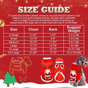 Теплий новорічний светр для собак з ролетним коміром (L, XX-Large)