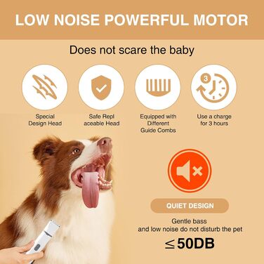 Триммер для собак 4-в-1: догляд за шерстю, стрижка, грумінг
