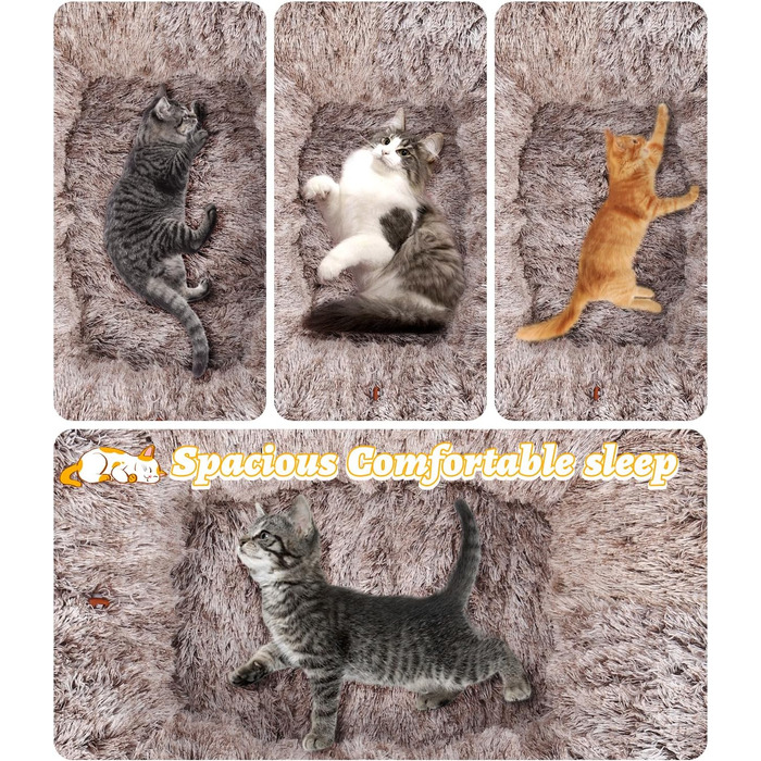 Туннель для котів Vuxava XXL сірий – іграшка та котяча печера з м'якою лежанкою, 100×82 см, 180 см, 2 входи, можна прати та розбирати