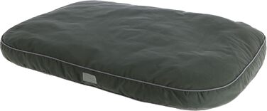 Лежанка для собак Kerbl Jerome, 60x40x6 см, темно-зелений/сірий, знімний чохол, антиковзаюча поверхня