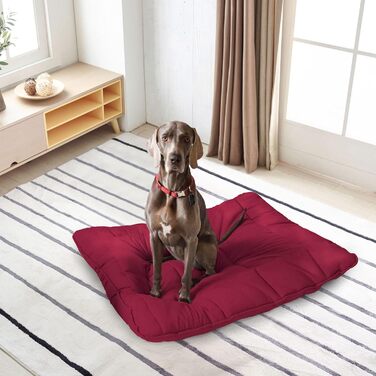 Елегантна подушка для собак Maxy, 60x100 см (Бордовий, 130x100 см)