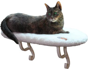 Лежак для котів K&H PET Products Kitty Schweller, флісовий, без підігріву, 35,6 x 61 см