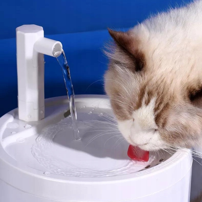 Автоматичний фонтан-поїлка для котів з краником, 2,5 л