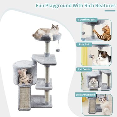 Дряпка для котів MIAO PAW 11Cat, сіра, сизаль