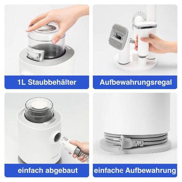 Набір для грумінгу домашніх тварин Neakasa P0 Pro: пилосос, щітка для котів та собак, видалення ворсу, 5 насадок