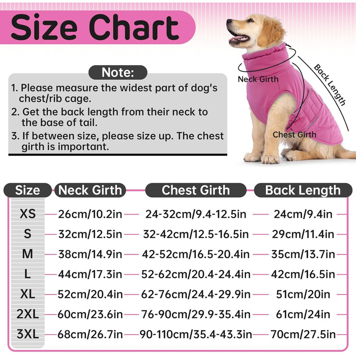 Зимовий теплий куртка для собак - вітрозахисний, з флісовою підкладкою, для цуценят (Рожевий, XS) XS Коричневий