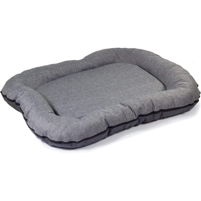 Водонепроникне лежанка для собак, лежанка-матрац з Codura, сіра, розмір M (80 x 65 см) | Для дому та вулиці | Лежанка для середніх собак