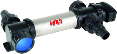UV-C стерилізатор для басейнів і ставків T.I.P., нержавіюча сталь, 36 Вт, для води до 36 000 л, з LED-контролем, зниження бактерій та водоростей