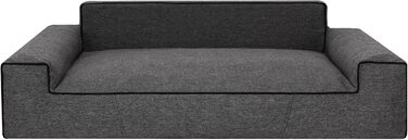 Ліжко для собак Ianri, чорне, XXL (116x78 см) - зручне та миється, для великих собак