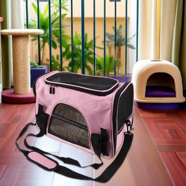 Транспортна сумка для котів та дрібних тварин Aboodam - складана, дихаюча, з надійним закриттям