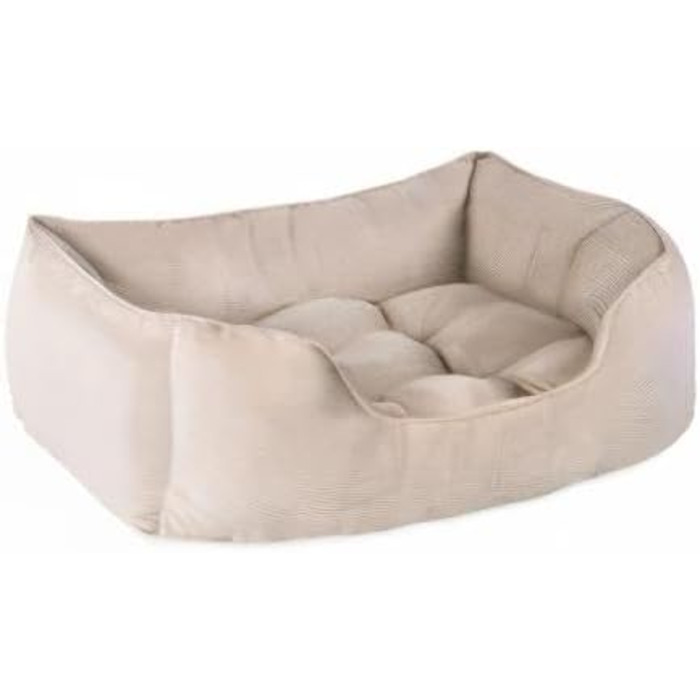 Ляжка для собак Rosewood Cord, квадратна, бежева, розмір S