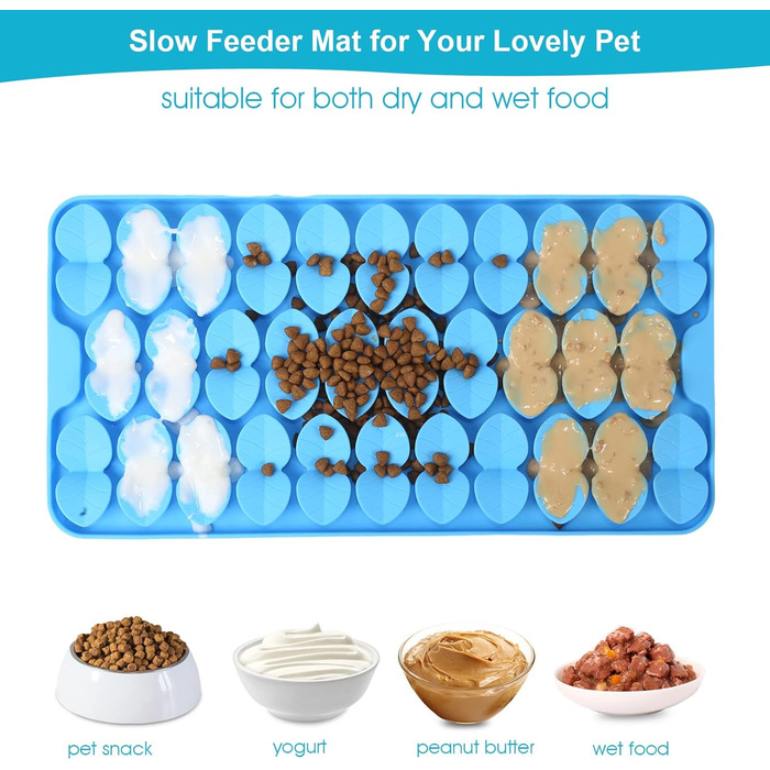 Силіконова пошукова килимок для собак (лист)