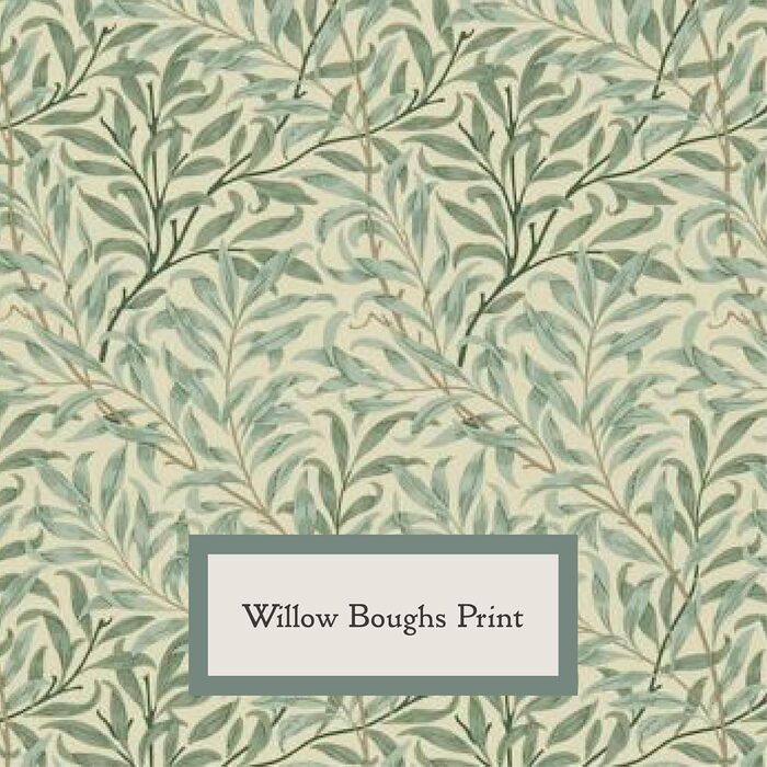 Клітка-ліжко для собак Rosewood x Morris & Co. велика, з принтом William Morris, з неслизьким дном, миється