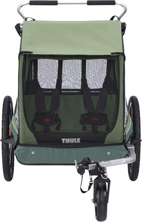Причіп для велосипеда Thule Coaster Xt, 2 місця, зелений, унісекс