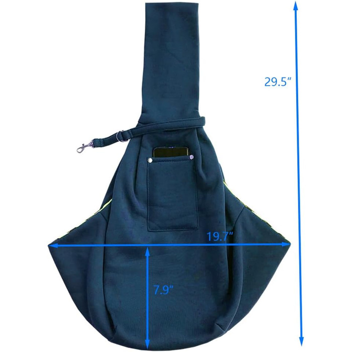 Сумка-переноска для собак Leconpet, сумка-переноска для тварин на плечі з кишенею для телефону, надійна застібка, замок безпеки, підходить для цуценят, маленьких собак та котів для подорожей на відкритому повітрі (Блакитний)