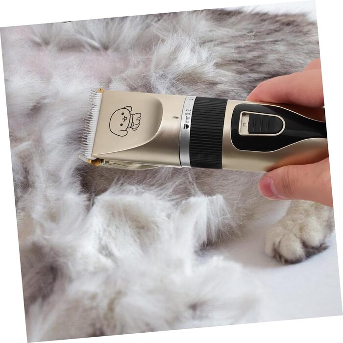 Електрична машинка для стрижки собак Supvox з титановими лезами, тиха та з низькою вібрацією, безпечне стриження вух, морди та лап, для собак та цуценят