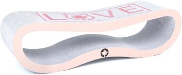 Кігтеточка для котів Orbit 2.0 рожева - Love Cat: картон, мотузка, шліфування кігтів