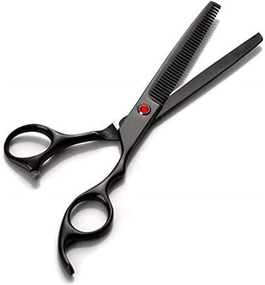 Професійна ножиця для грумінгу собак, вигнута та пряма, набір для догляду за шерстю, 7 дюймів