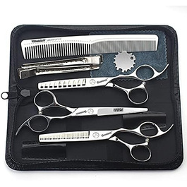 Професійний набір ножиць для стрижки волосся Haarschere, 15.2 см, з японської сталі (3 шт.)