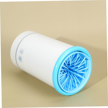 Електрична машинка для миття лап домашнім тваринам POPETPOP з USB-зарядкою (синьо-біла)