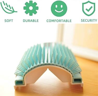 Гребінець для котів з довгим та коротким волоссям, самостійний догляд, іграшка для дряпання (сірий)