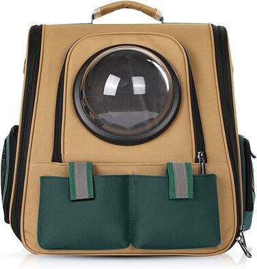 Рюкзак для собак та котів PETCUTE - зручний та дихаючий рюкзак-переноска для прогулянок на 16lbs (7.2 кг)